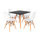 Conjunto Mesa Quadrada 70cm com 4 Cadeiras Eiffel Branca Mozaic.jpg